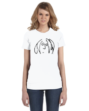 Load image into Gallery viewer, Lennon Face Women&#39;s Tee (White)
